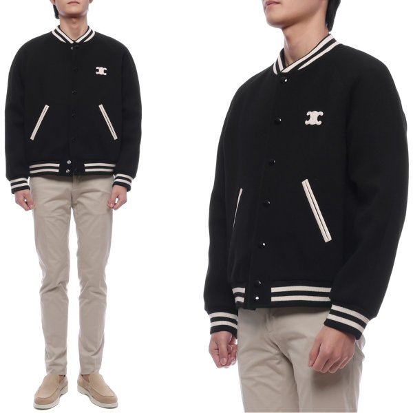 [부산점] 25FW 남성 텍스처드 울 트리옹프 테디 재킷 (RV0L4896C 38NO 25F)