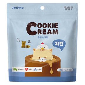 조이펫 쿠키 앤 크림 고양이간식 치킨 60g