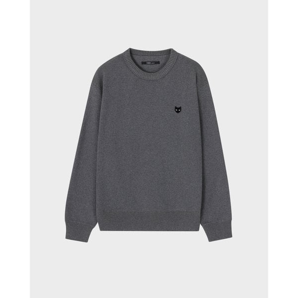 [파주점] 지제로 엠블럼 크루넥 니트 SI2KT901DG