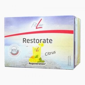 FitLine Restorate 시트러스(30봉지/200g) 오렌지 레몬맛 풍부한 미네랄 미량 원소 및 비타민 D 30회 사용 가능