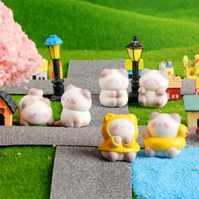 큐트 샴 아기 고양이 피규어 6종세트