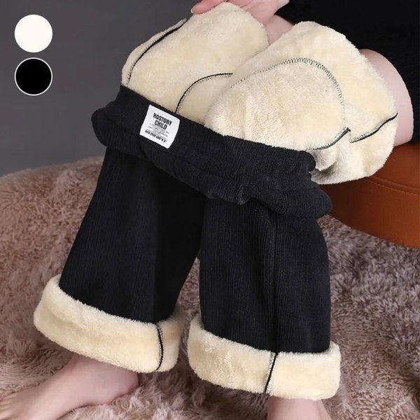 [옷자락] 여성 밴딩 융털기모 내피 코듀로이 캐주얼 팬츠