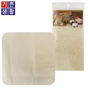 국산 천연(삼베 보자기)중 35x35 면주머니 면보 찜판