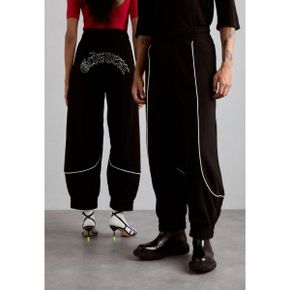 5059338 GCDS GOTHIC TRACKPANTS UNI - Tracksuit bottoms black