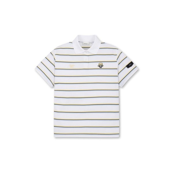 (W) Striped Pique T-shirt G5TAM26421IVX