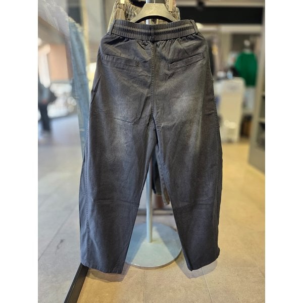 [시흥점] 26`워싱리벳 와이드 코튼팬츠(블랙)/JHZZ80101BK