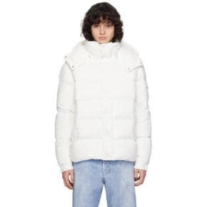 24 FW Moncler 화이트 베제르 다운 재킷 232111M178025