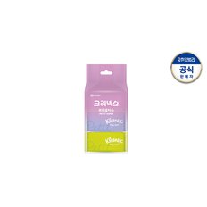 크리넥스 쁘띠물티슈 8매x6입(x2개) (미니, 휴대용 물티슈)