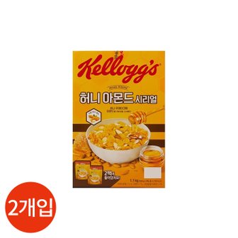  농심 켈로그 허니아몬드 시리얼 550g x 2개