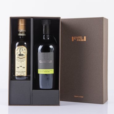 쿠아르투스 죠반니레 크라운3 발사믹식초 250ml+쿠아르투스 노첼라라 엑스트라버진 올리브오일 500ml