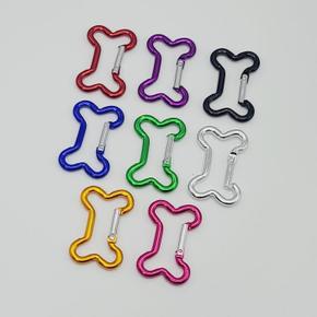 뼈다귀 카라비너 컬러 비너 키링부자재 가방고리 악세사리 부자재 M50372 (S39081602)