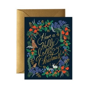 Holly Jolly Christmas Card 크리스마스 카드