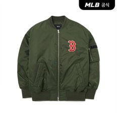 [엠엘비코리아공식] 베이직 패디드 베이스볼 점퍼 B (D.Khaki)