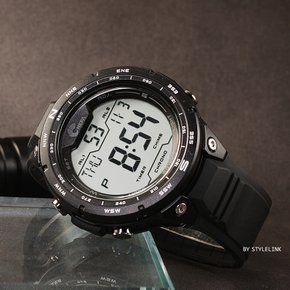 N359WH+사은품 월드타임 방수 아웃도어 등산 스포츠 남성 전자 군인시계