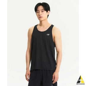 뉴발란스 NBNGE4P021 MEN Athletics 러닝 나시티 (BLACK)