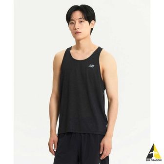 뉴발란스 뉴발란스 NBNGE4P021 MEN Athletics 러닝 나시티 (BLACK)