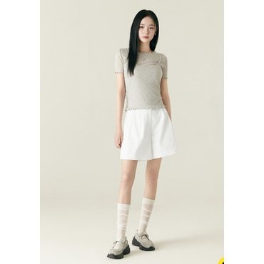 로엠 원턱 코튼 쇼츠_RMTWF38R11