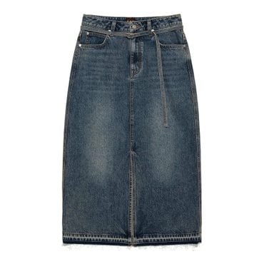 LEE 데님 맥시 스커트 인디고 다크 LE2503SR72ID