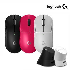 로지텍코리아 (정품) G PRO X SUPERLIGHT 2 무선 게이밍 마우스+ 이메이션 충전독 패키지