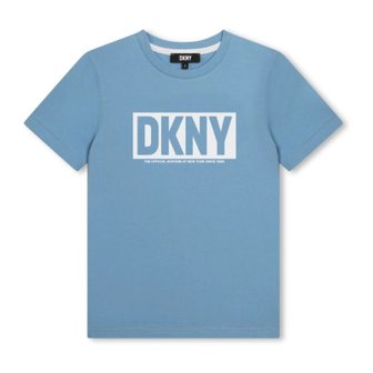 DKNY [해외배송] 디케엔와이 주니어 반팔티셔츠 D60020 77G BLU CIELO