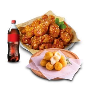 호식이두마리 양념치킨+트리플치즈볼+콜라500ml