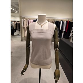 [파주점] 슬리브리스 스퀘어넥 풀오버 니트 JS4B1PO501