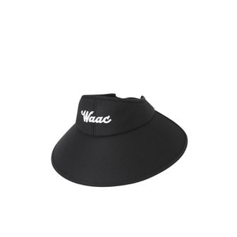 왁 왁[WAAC]골프 (WGRCX24203BKX)여성 Ribbon Wide Visor 모자