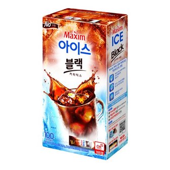 맥심 아이스 블랙 커피믹스 100입