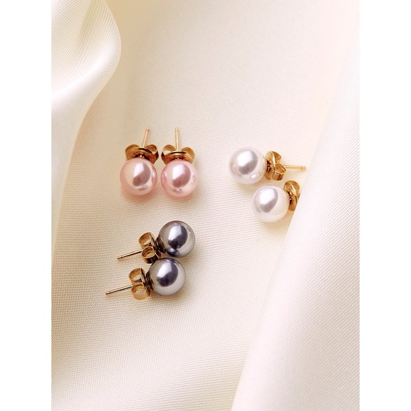 14K 스와로브스키 진주 귀걸이 (gold filled) ELGPEE483