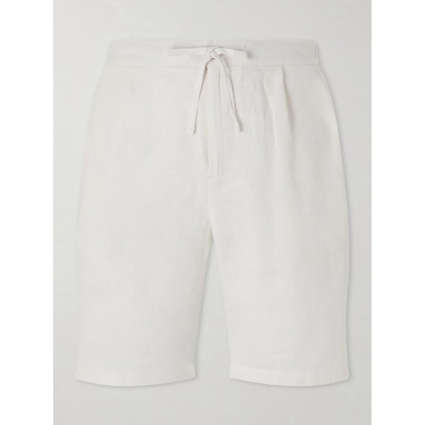 프레스코볼 카리오카 루이 스트레이트 레트 플리츠 드로우스트링 쇼츠 46376663163012953