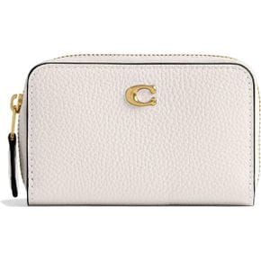 미국 코치 여성지갑 COACH Womens Essential Small Zip Around Card Case Chalk 1827676