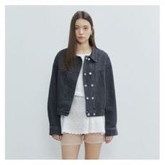 더틸버리 더블 버튼 칼라 데님 재킷 TR3N8JKD1W_P385951465