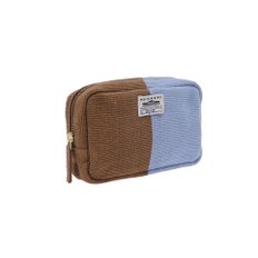 [모아몽] POUCH N°36 BLOCK COFFEE/BLUE_POC4403610