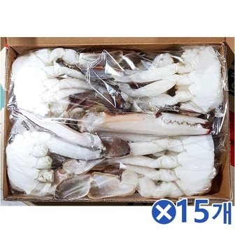  냉동 절단꽃게 450g (3L) x15개 냉동게 해물라면 (W8CFD7B)