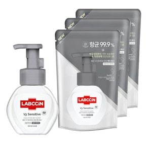 핸드워시 센서티브 손세정 본품250ml+리필200mlx3