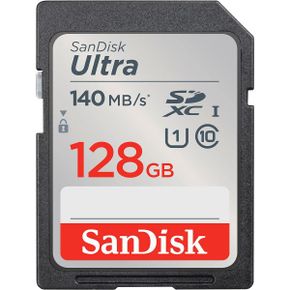 샌디스크 익스트림프로 SanDisk 128GB Ultra SDXC UHS I 메모리 카드 최대 140MB s C10 U1 풀 HD