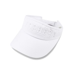 EMBOSSED LOGO VISOR WHITE 썬바이저/썬캡