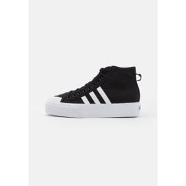 아디다스 1666623 adidas 아디다스 오리지널 NIZZA PLATFORM MID - 하이탑 트레이너 코어 블랙/풋웨어 화