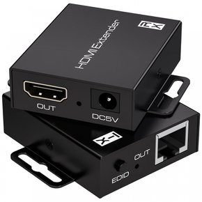 HDMI HDMI LAN 1080P POC EDID PC PS5 PS4 TV 익스텐더 60m까지 연장 가능 변환 컨버터 단전원