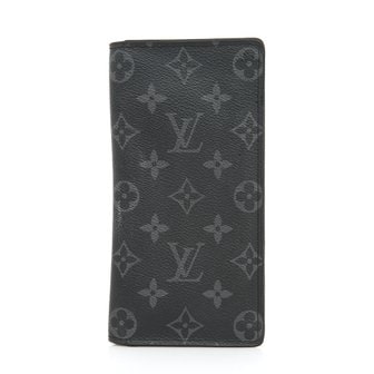 LOUIS VUITTON [중고명품] 럭스애비뉴 루이비통 모노그램 이클립스 브라짜 장지갑 M61697