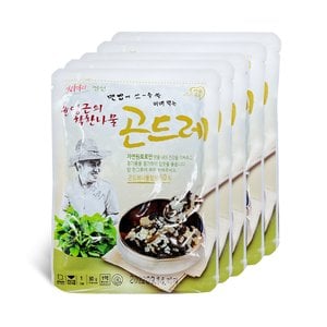 강원6차산업 윤영근의 착한나물 밥에 쓱쓱 비벼먹는 곤드레 (80gx5인분)