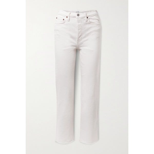 + Net Sustain 90s High Rise Stove Pipe Straight-leg Jeans 오프 화이트