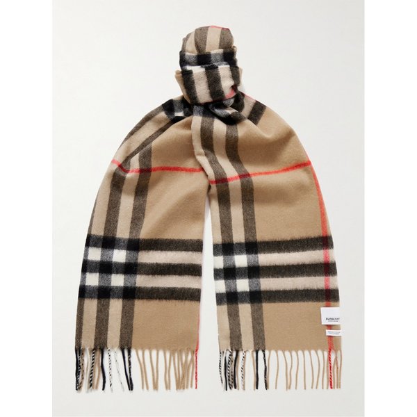 프린지 체크 캐시미어 스카프 1647597294148984