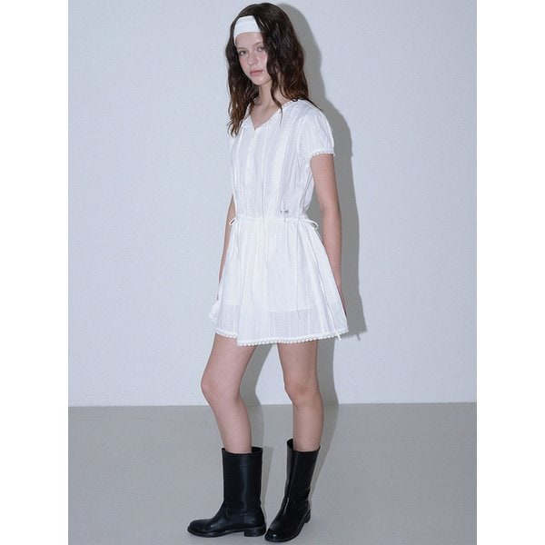 Boho Bell Midi Dress_Ivory