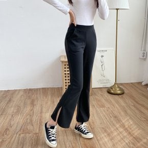 제이지컴퍼니 여성 옆트임 슬림 부츠컷 꾸안꾸 팬츠 바지