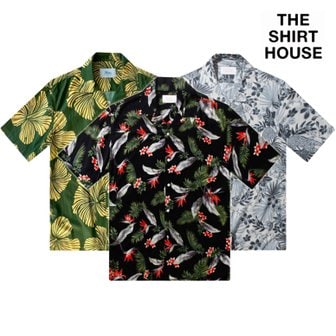 THE SHIRT HOUSE 프리미엄 오버핏 하와이안 셔츠 44종 균일가_남/여/아동 신혼부부 커플룩 추천