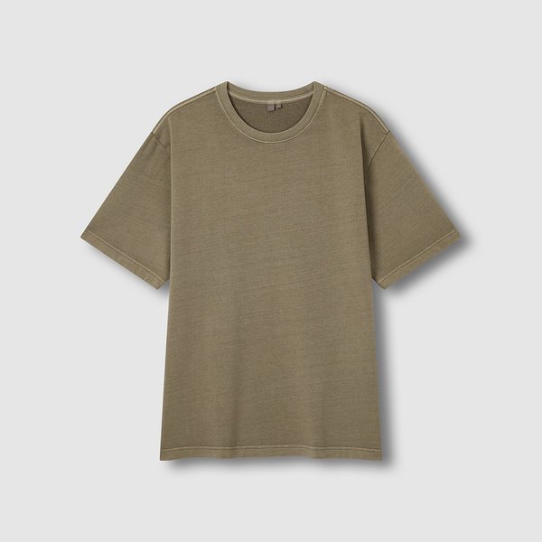 남 워싱 오버핏 반팔 티셔츠 J1162010600AW