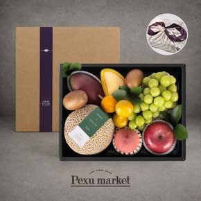 [9/22 오후 12시 결제 건까지 명절 전 배송] 마음 가득 메론 혼합 과일선물세트(메론, 샤인머스켓, 복숭아, 망고)