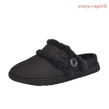 EASY SPIRIT [easy~spirit]이지스프릿 여성 New 21  F/W 컴포트 털 슬리퍼 시즌 W9BSEAS1W11ES 블랙