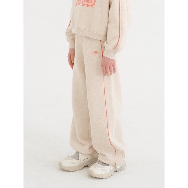 피치 파이핑 컴포트 와이드팬츠